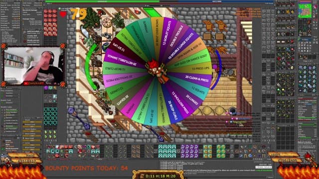 POI, INQ, HoD & Feru Bosses - Exercise Wheel is back for every !sub - Let's get Fit!